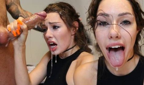 Жена шокировала мужа эпическим глубоким минетом и жадно проглотила сперму!